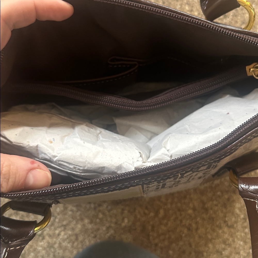 Giani Bernini Patchwork Leather Handbag - image 6